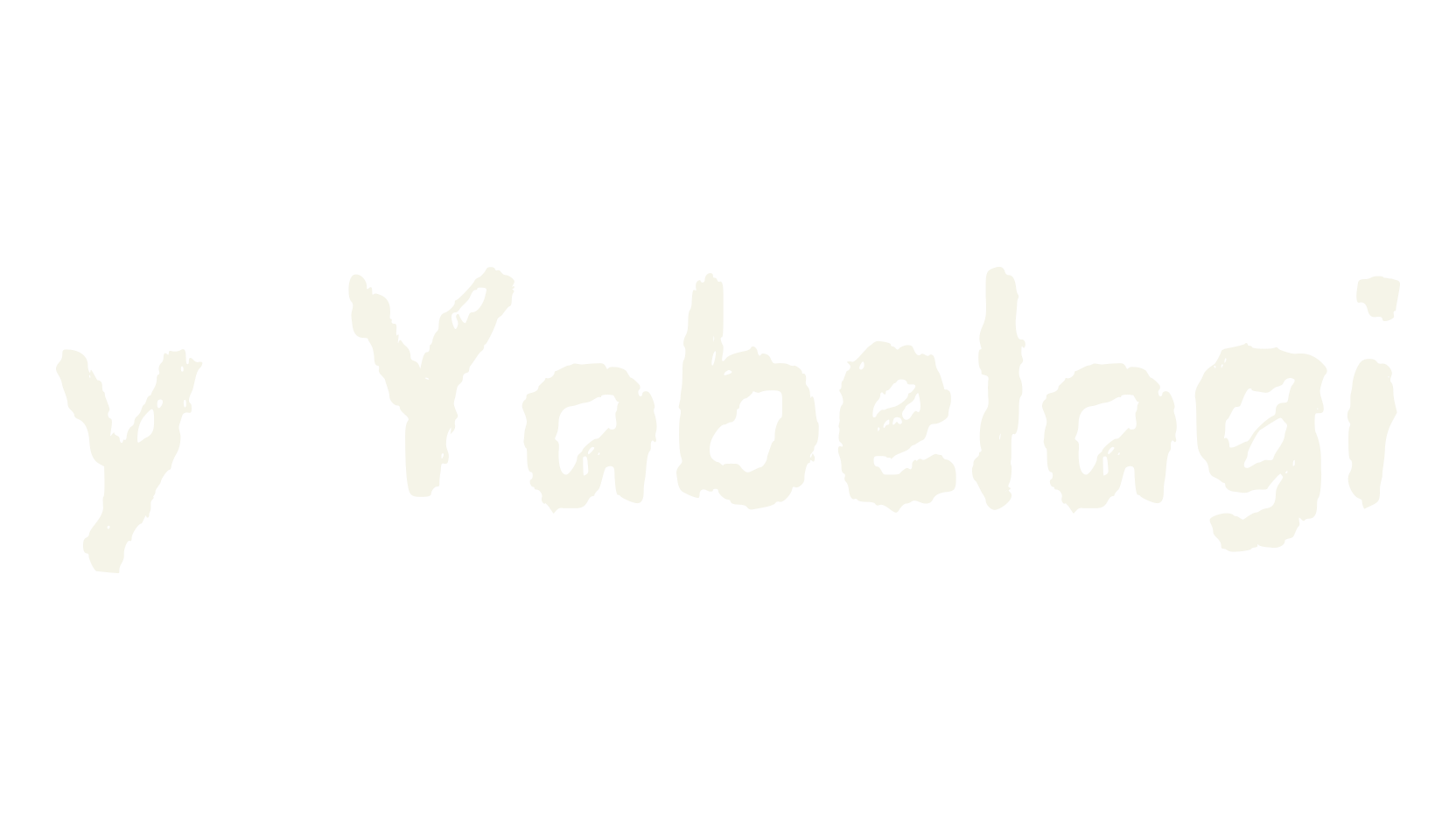 y Yabelagi, display market font preview