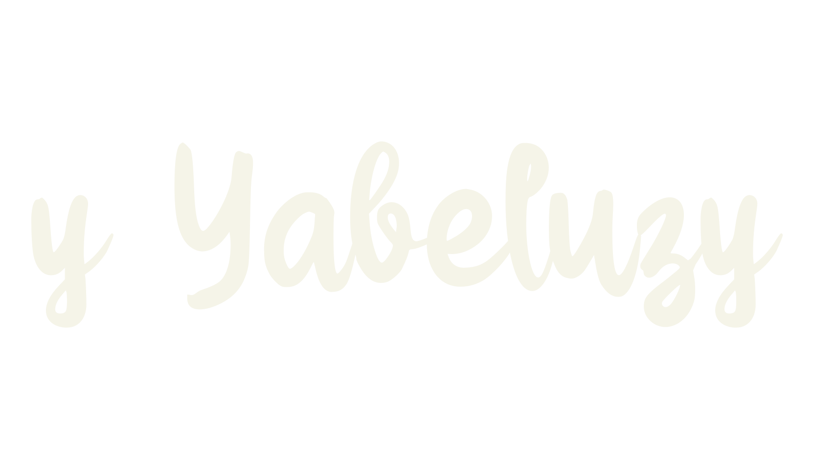 y Yabeluzy, fashion script font preview