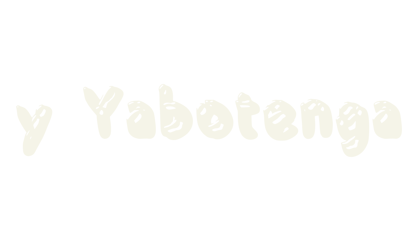 y Yabotenga, display market font preview