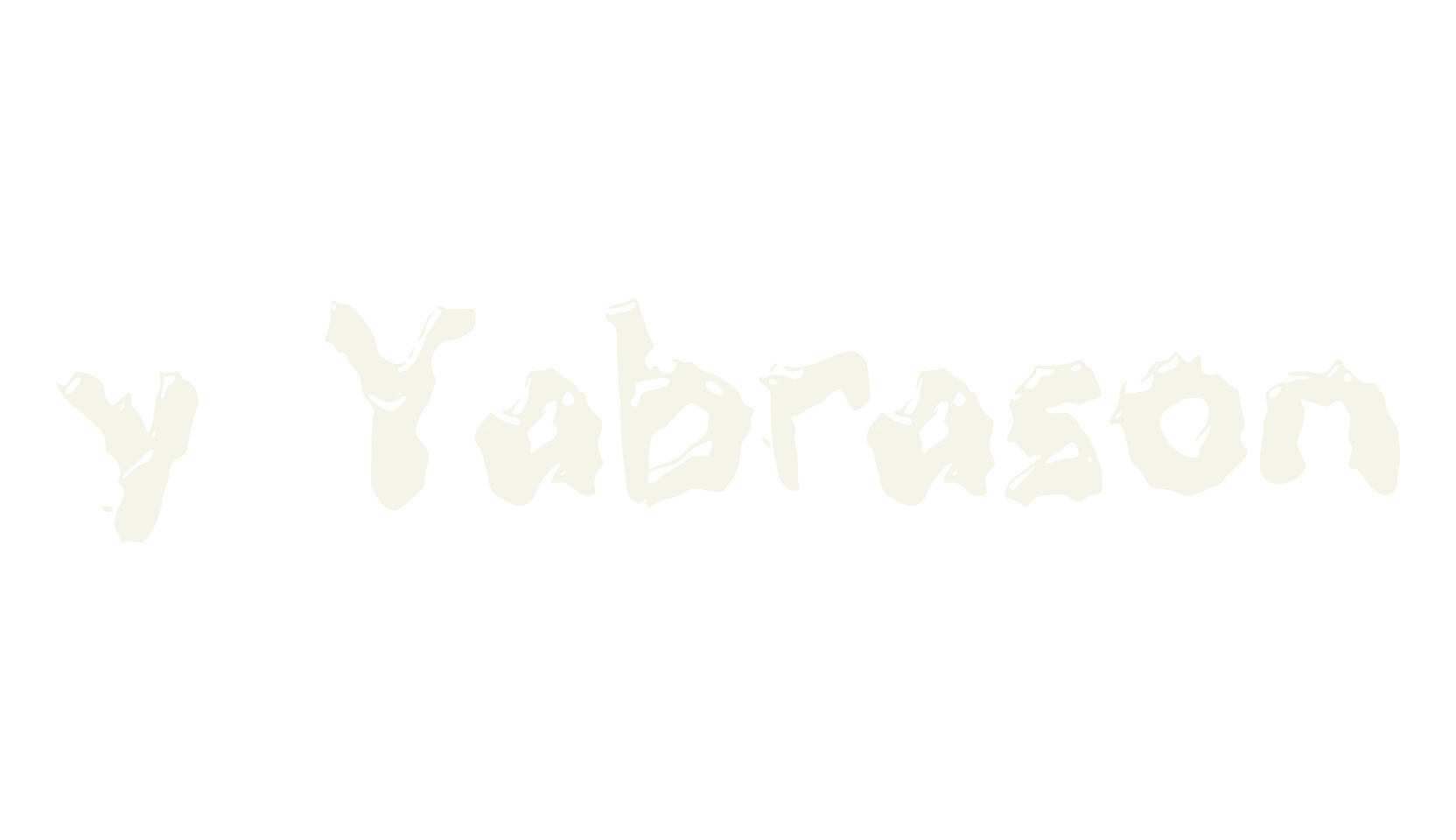 y Yabrason, display market font preview