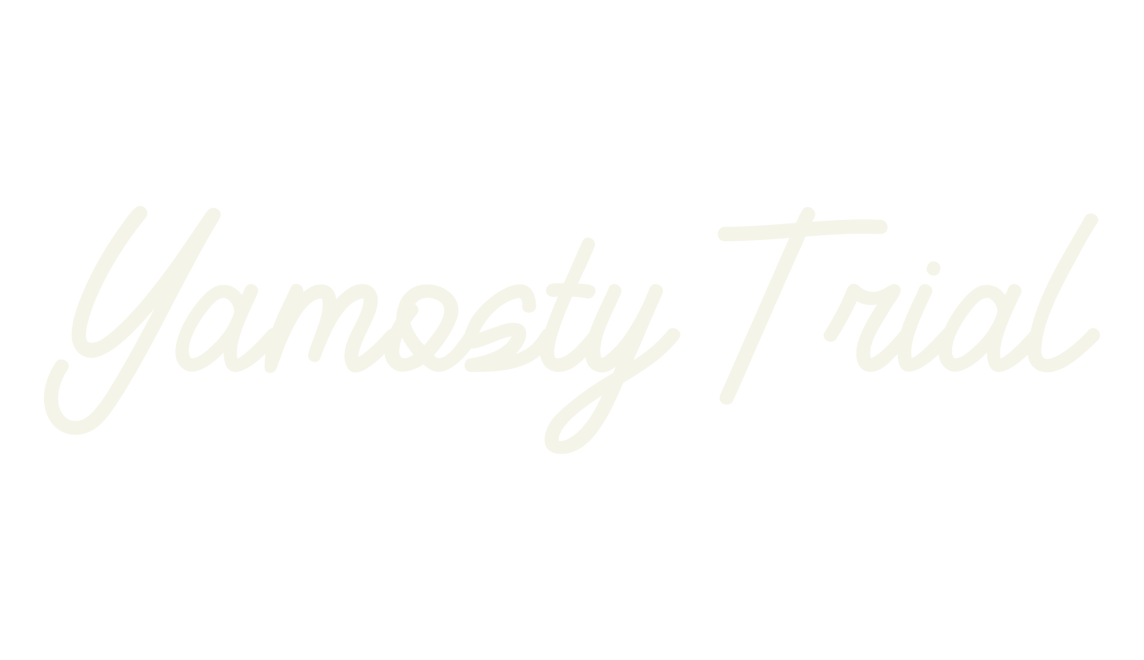 Yamosty Trial, fancy font preview