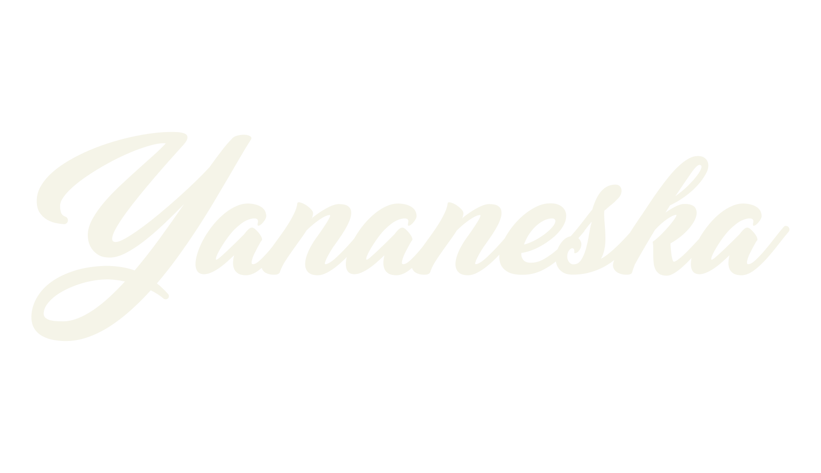 Yananeska, fashion script font preview
