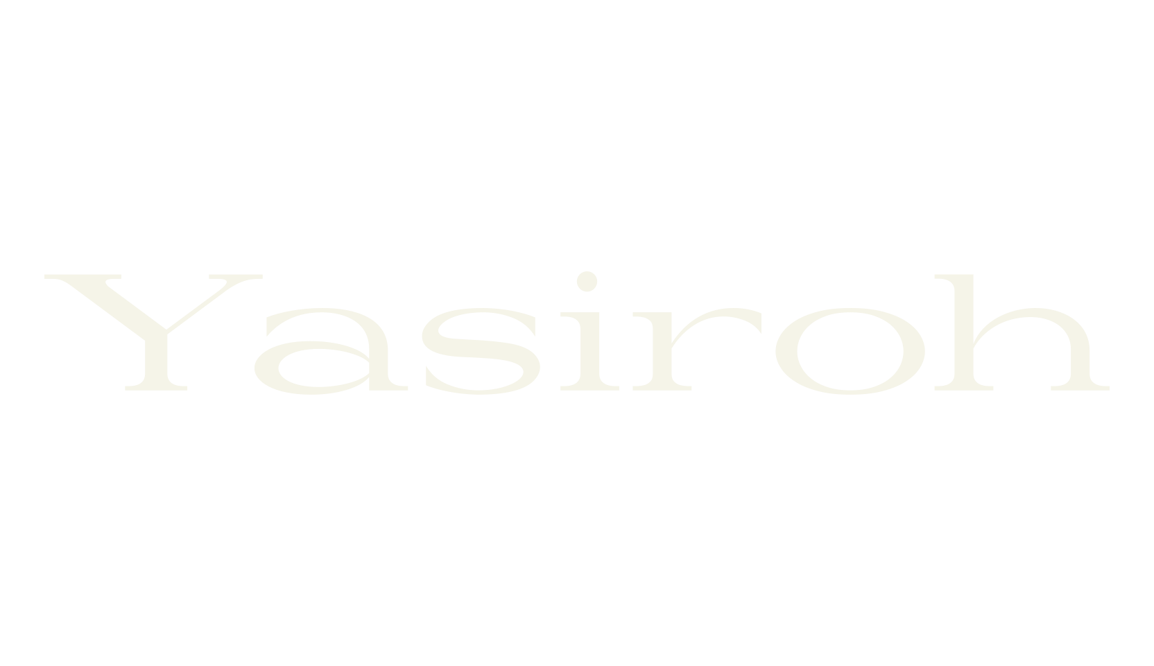 Yasiroh, serif font preview