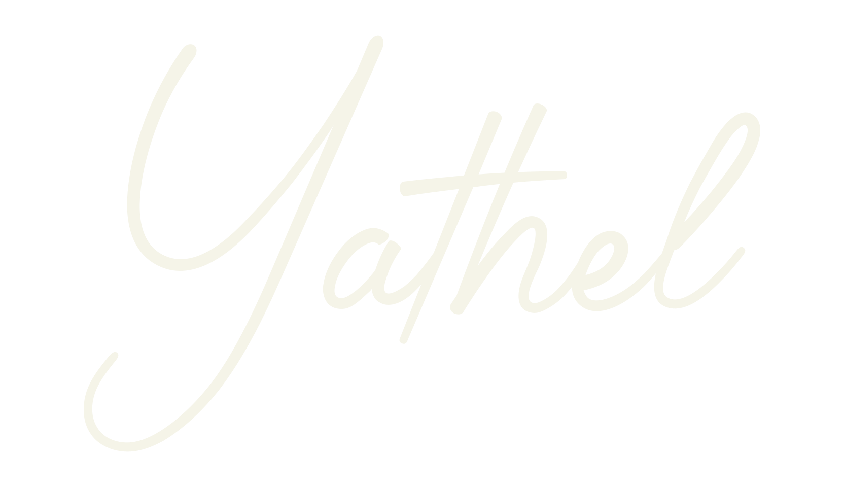 Yathel, hand drawn font preview