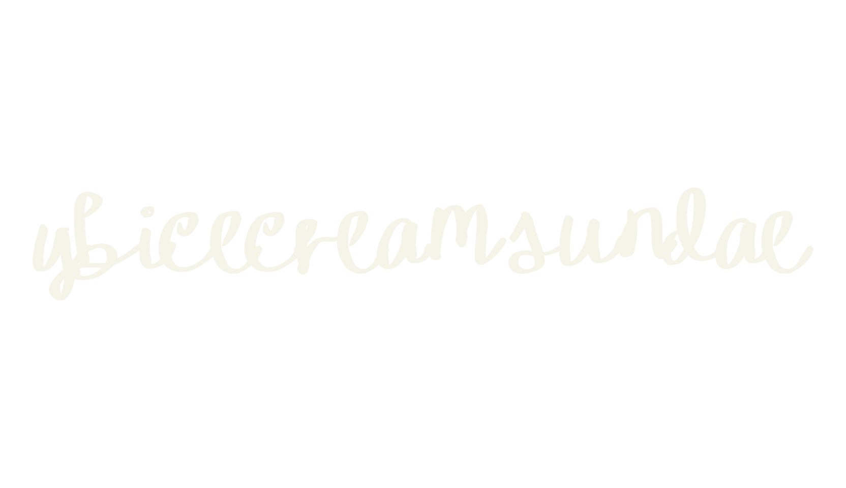 YBIceCreamSundae, cursive font preview