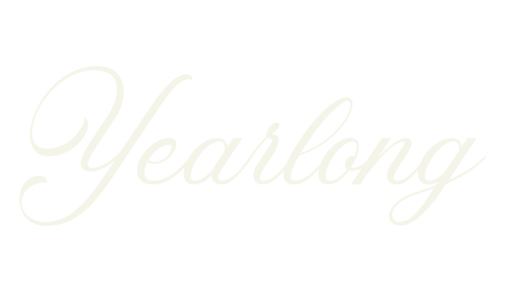 Yearlong, script font preview