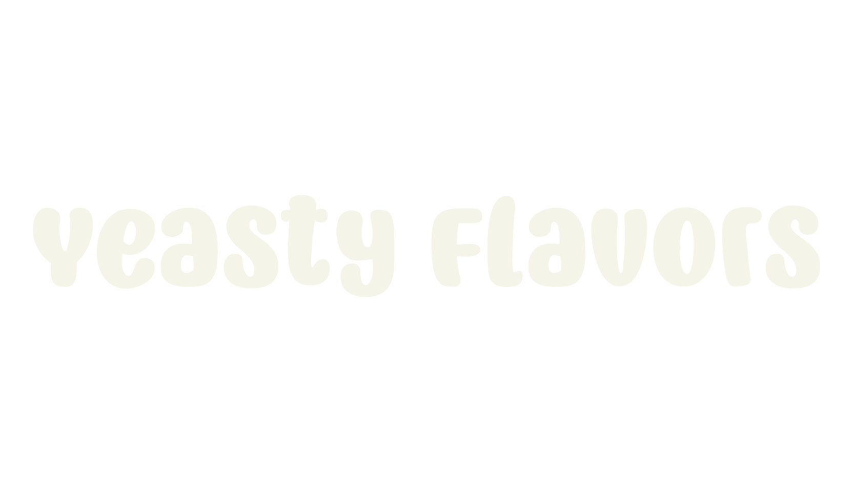 Yeasty Flavors, handwritten font preview