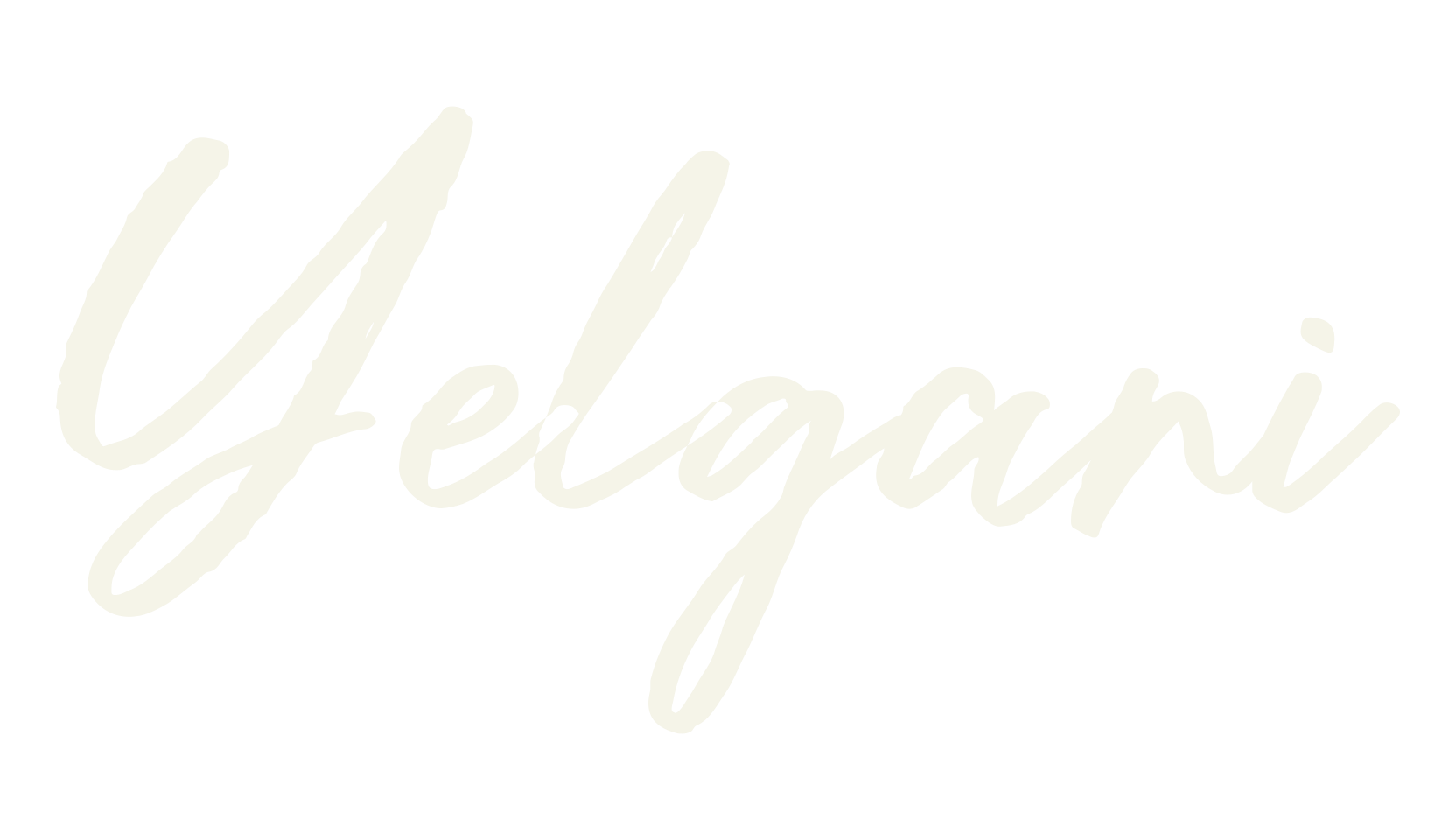 Yelgani, cursive font preview