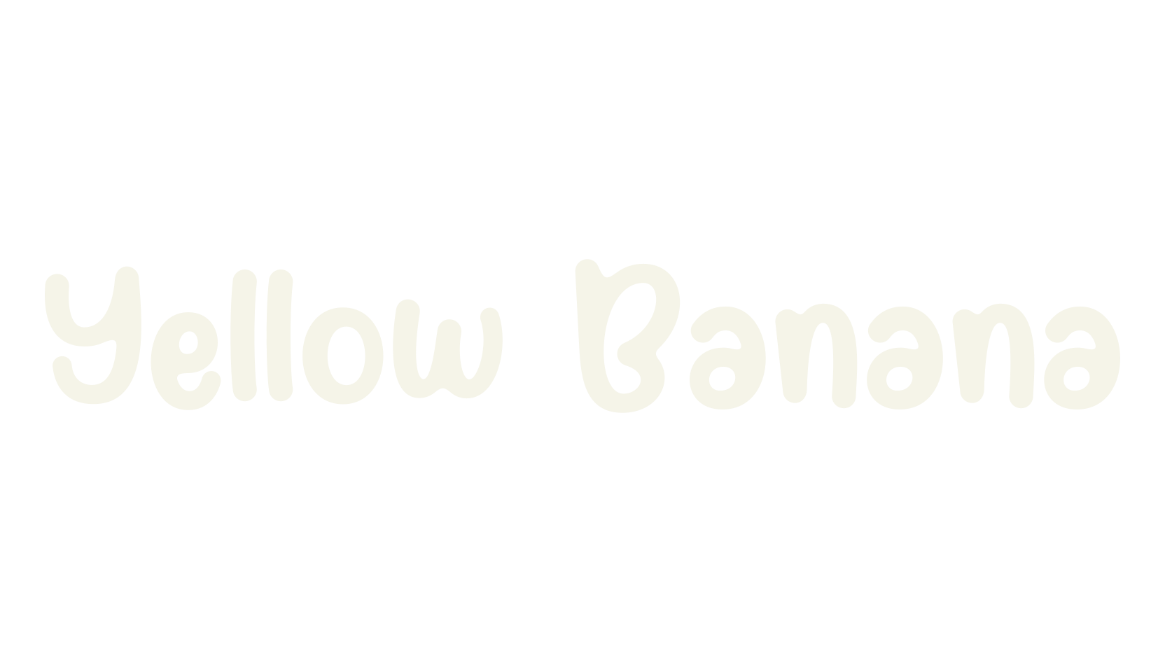Yellow Banana, cute font preview