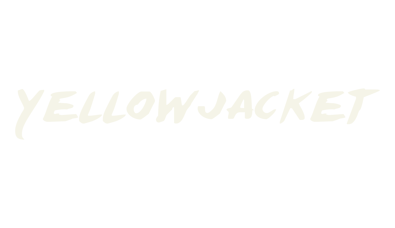 Yellowjacket, fashion script font preview