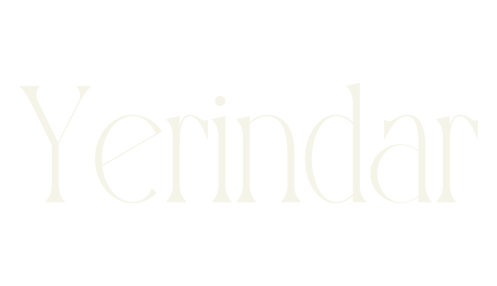 Yerindar, serif font preview