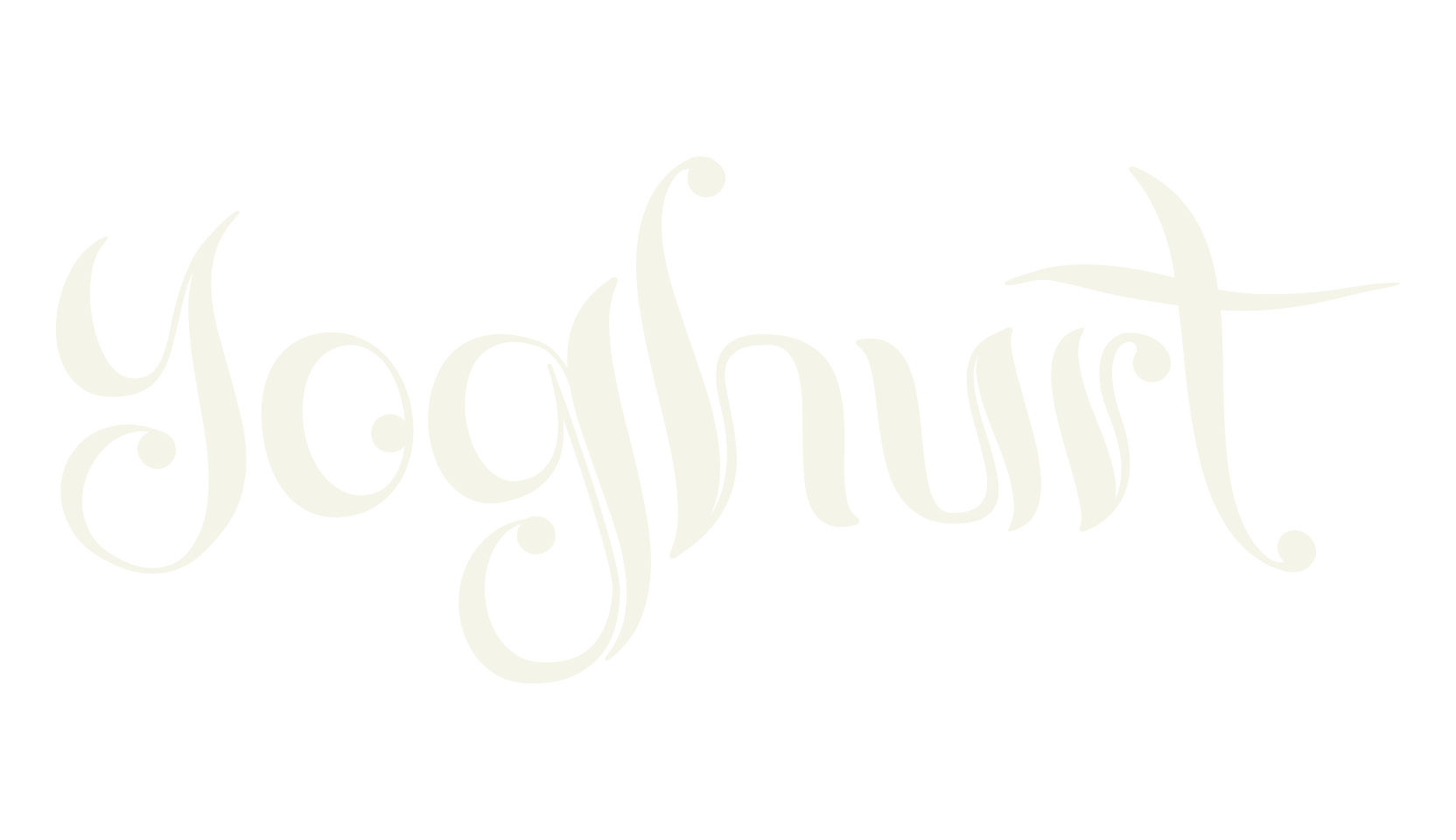 Yoghurt, fashion script font preview