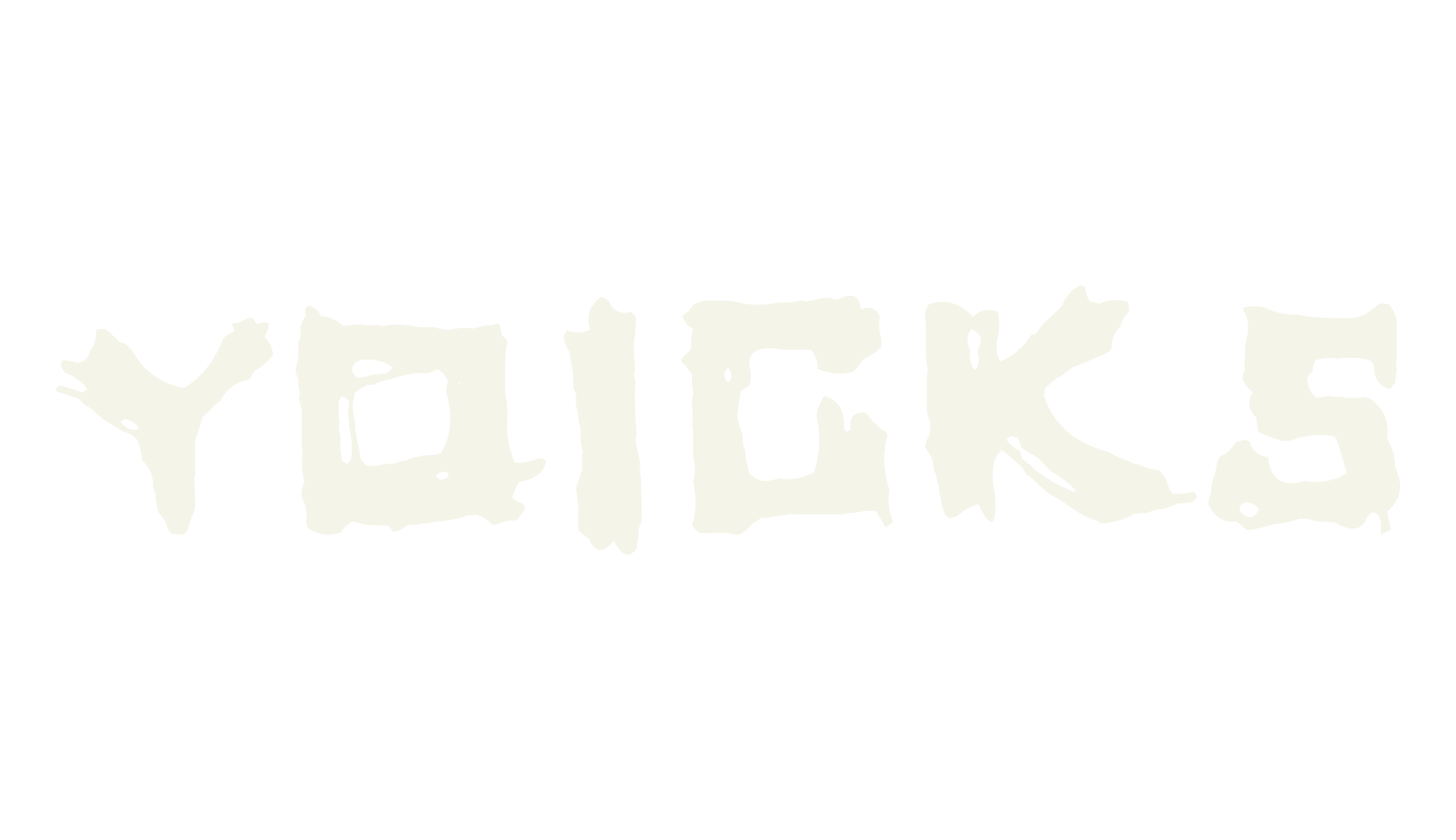 yoicks, scratched font preview