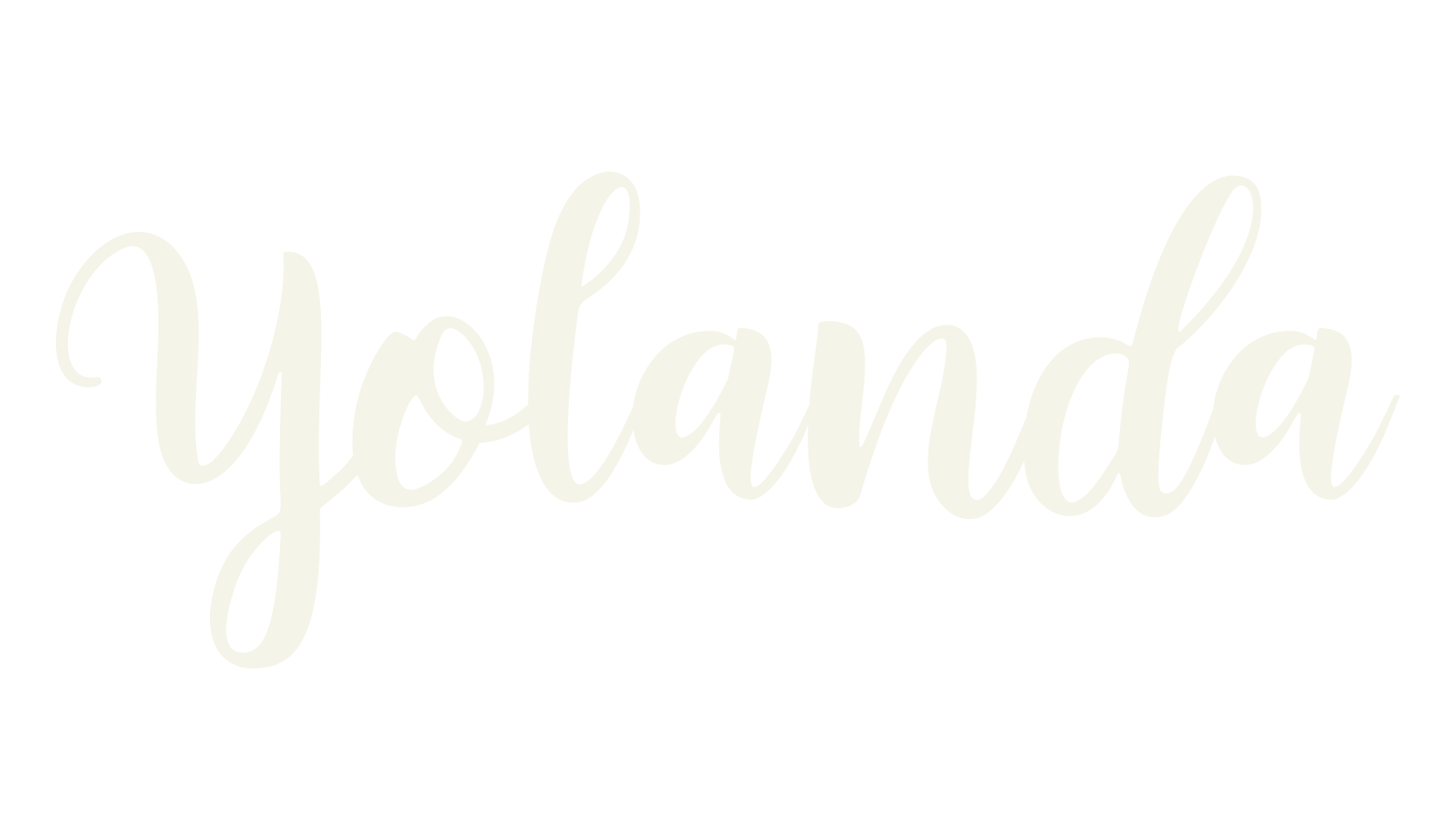 Yolanda, girly font preview