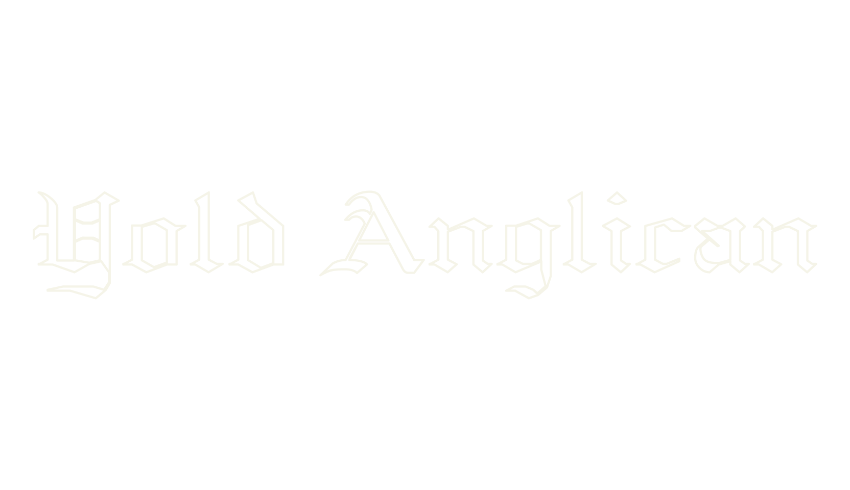 Yold Anglican, fantasy font preview