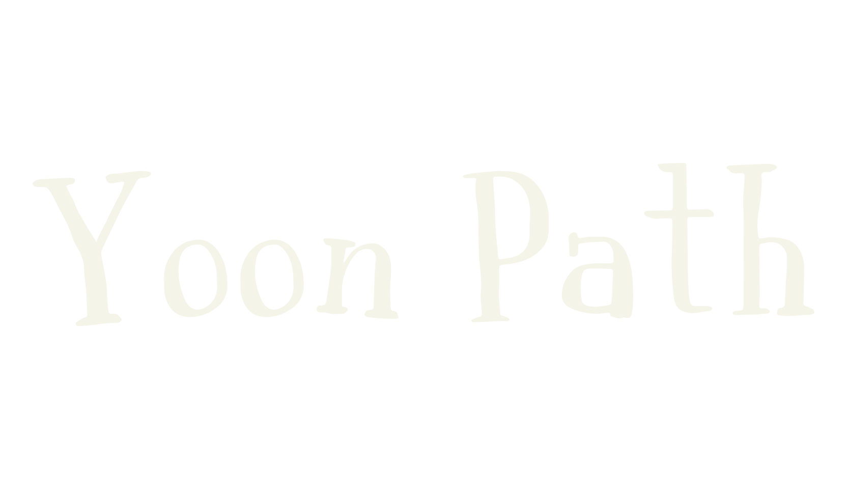 Yoon Path, 1990s font preview