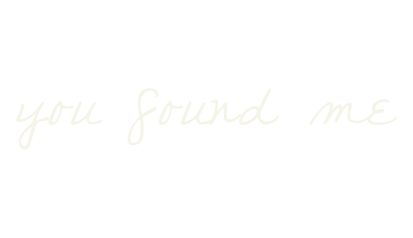 you found me, fashion script font preview
