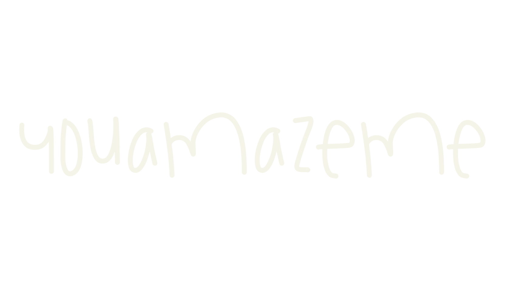 YouAmazeMe, handwritten font preview