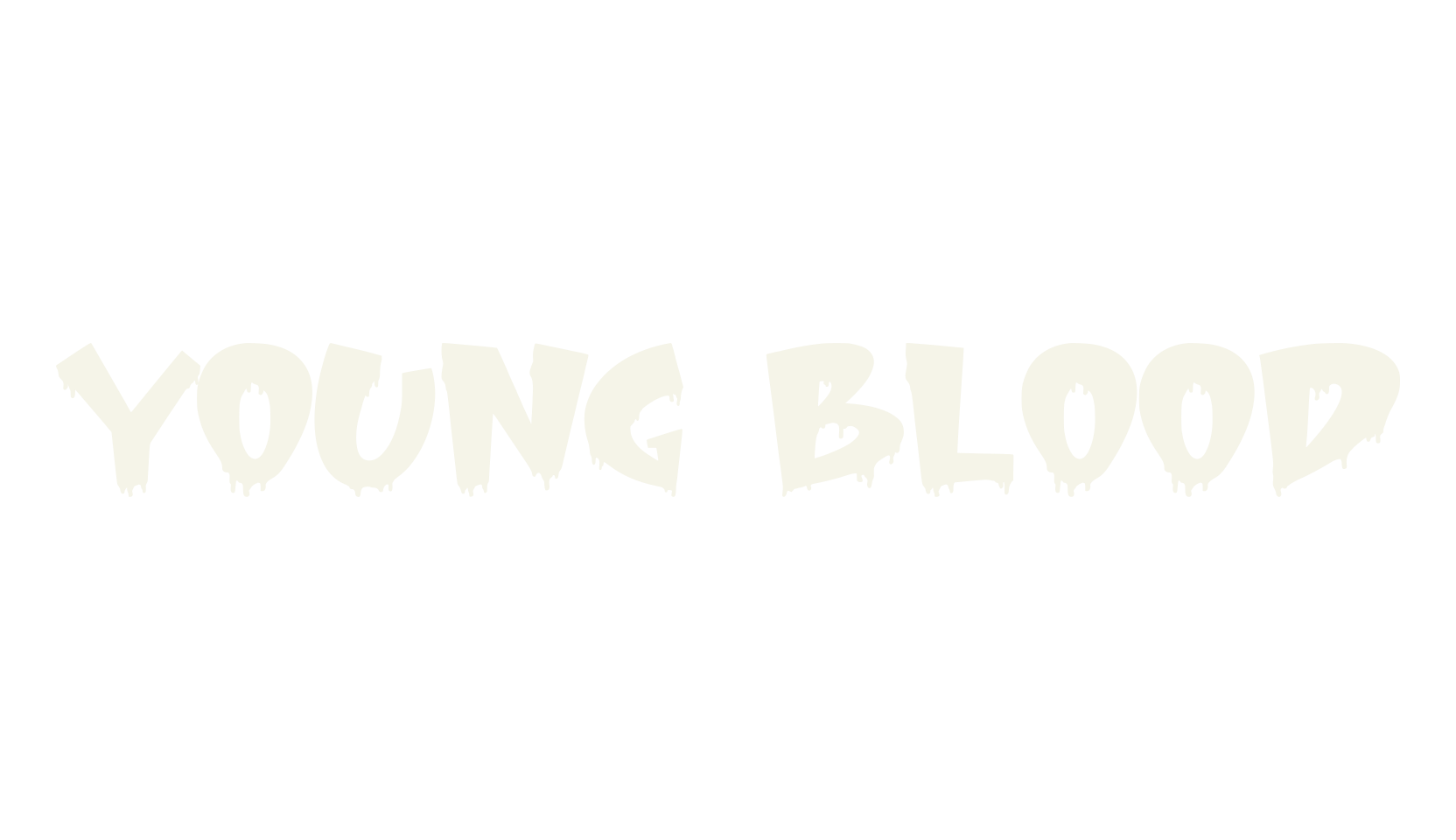 Young Blood, gothic font preview