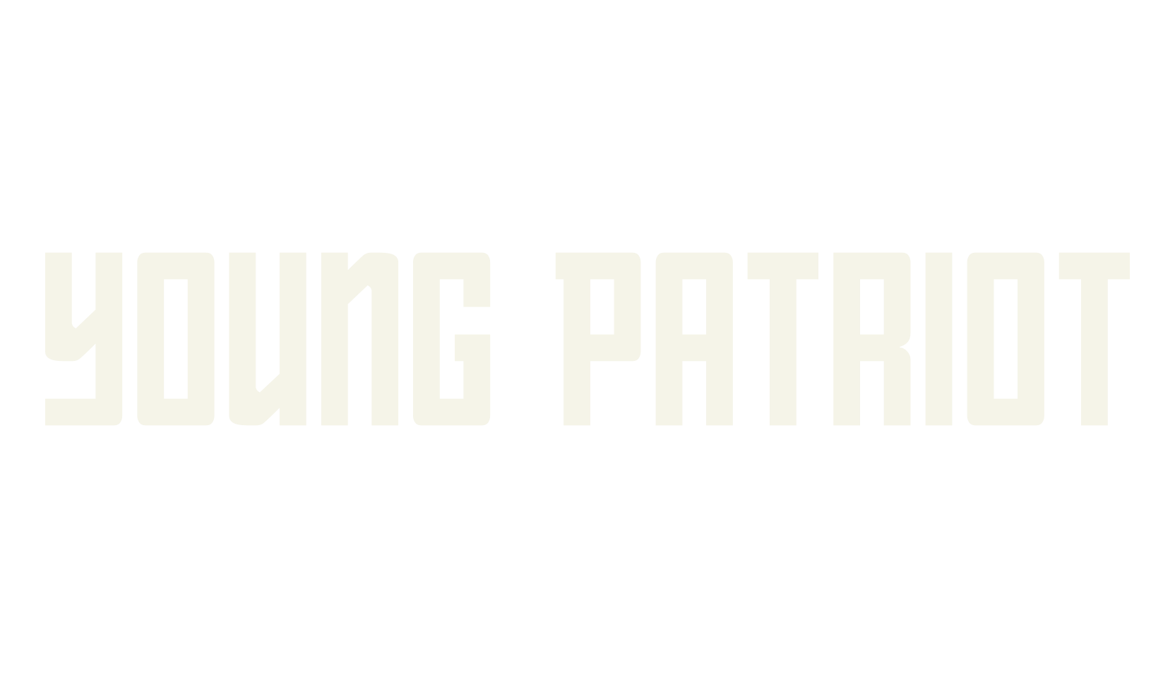 Young Patriot, display market font preview