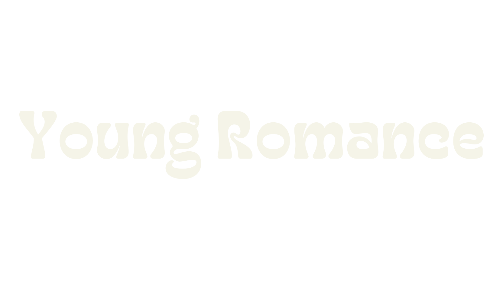 Young Romance, retro font preview