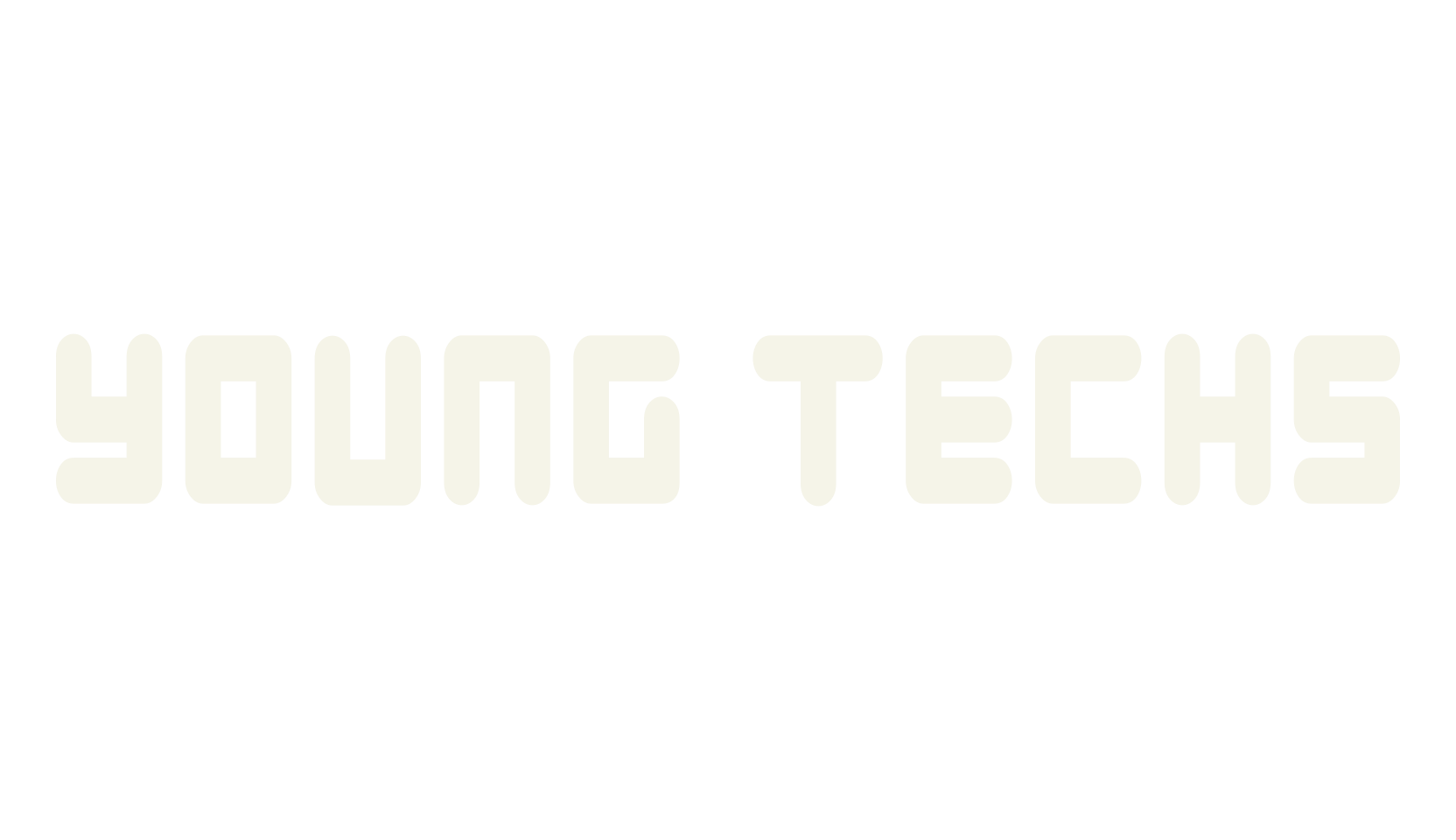Young Techs, display market font preview