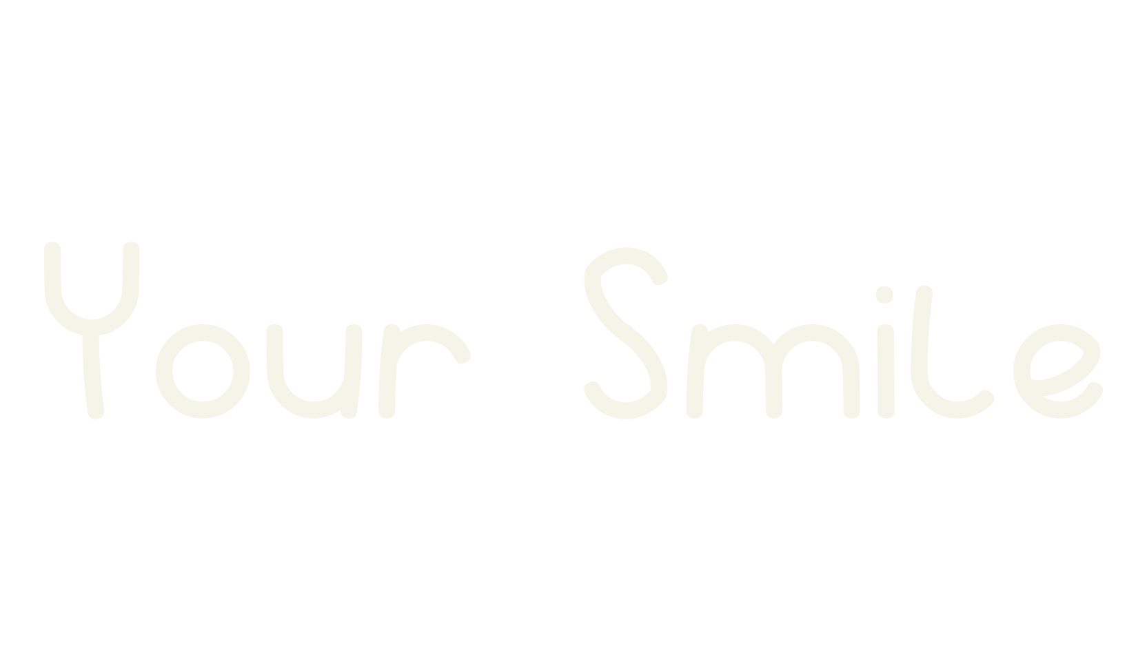 Your Smile, handwritten font preview