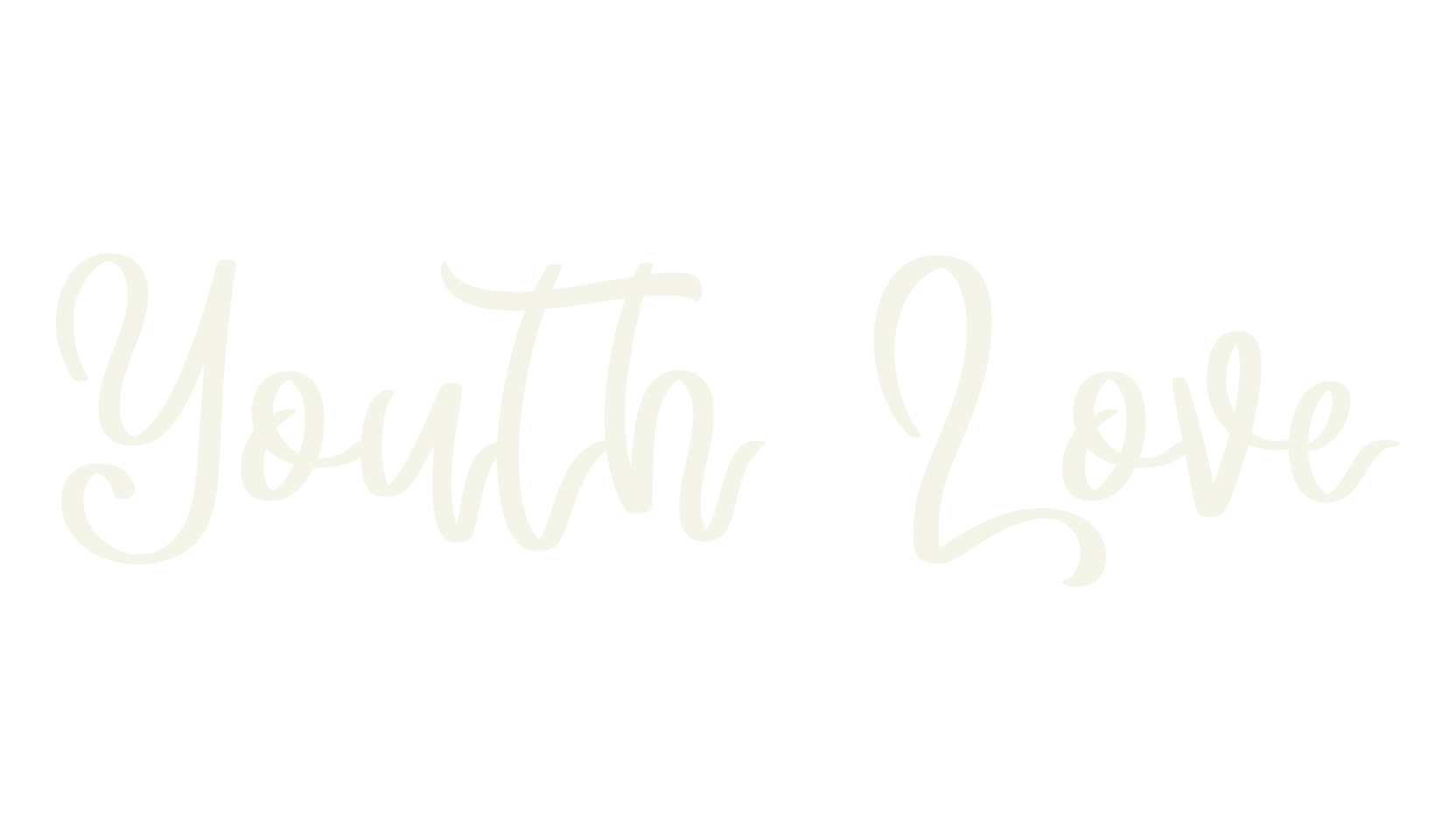 Youth Love, lettering font preview