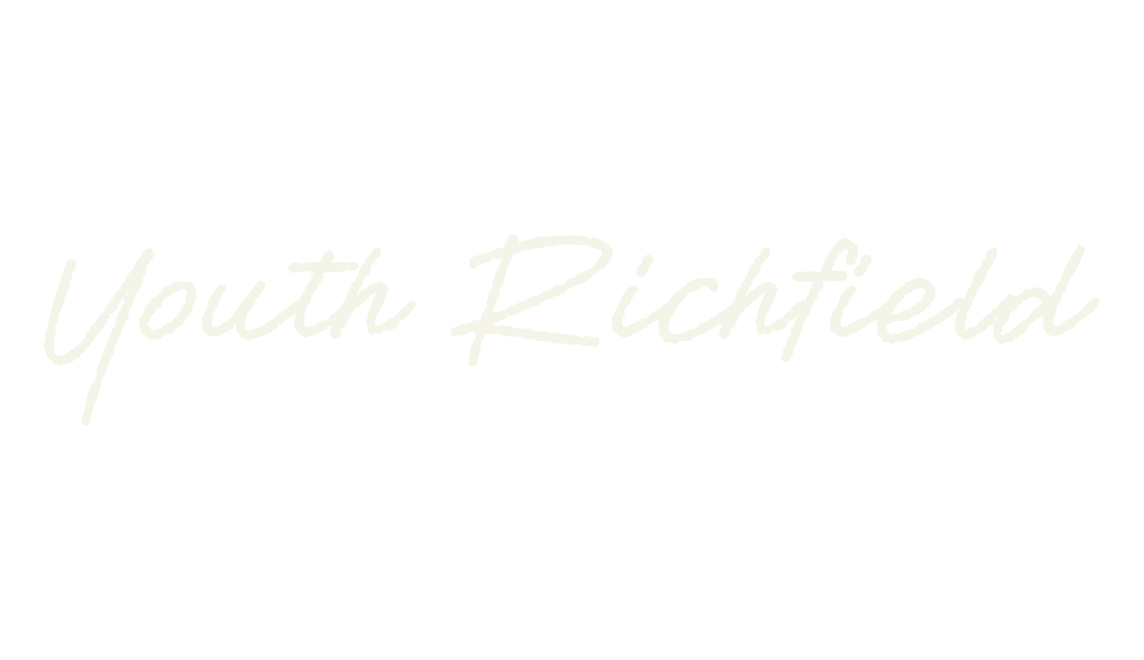 Youth Richfield, cursive font preview