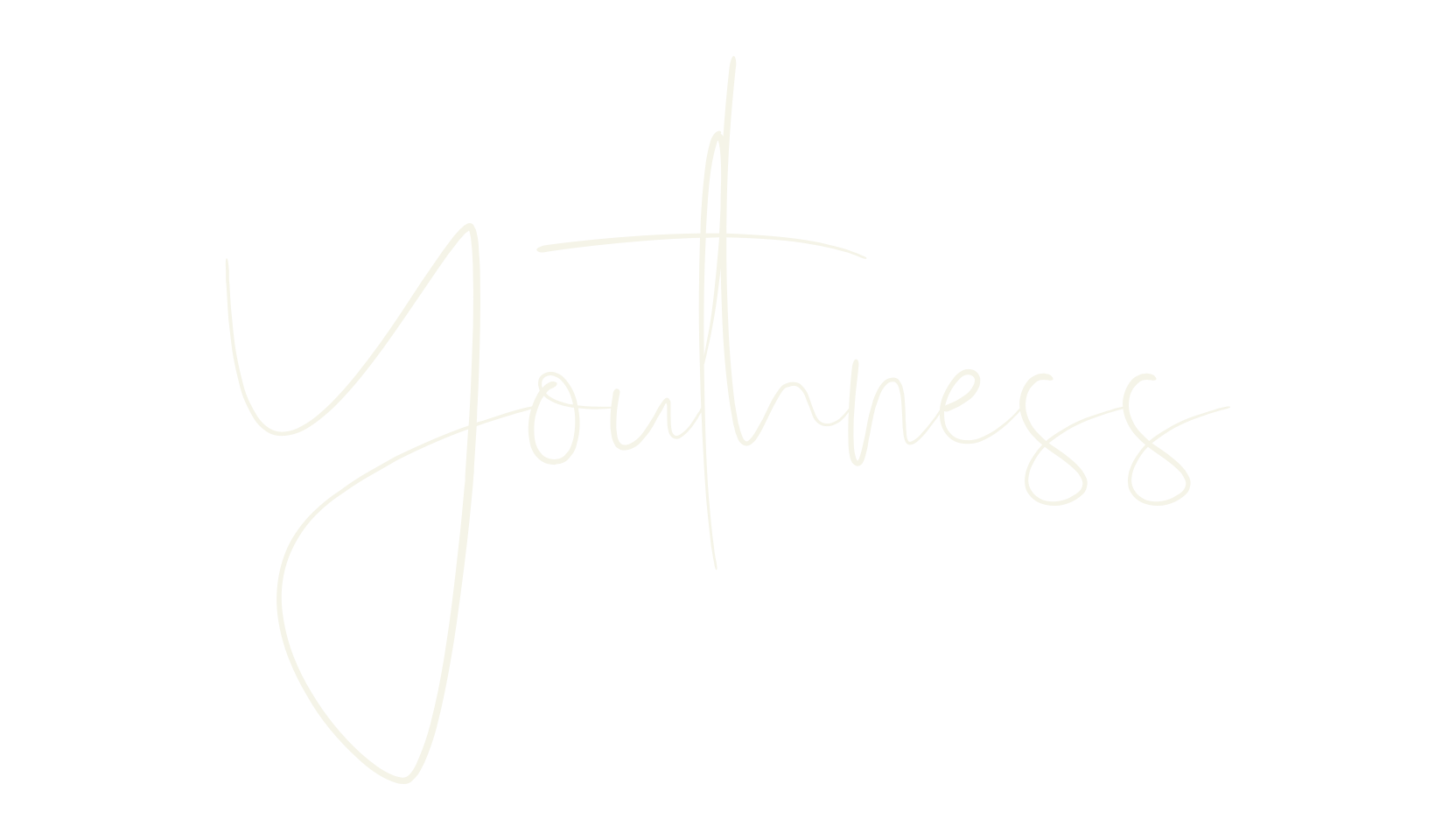 Youthness, cursive font preview