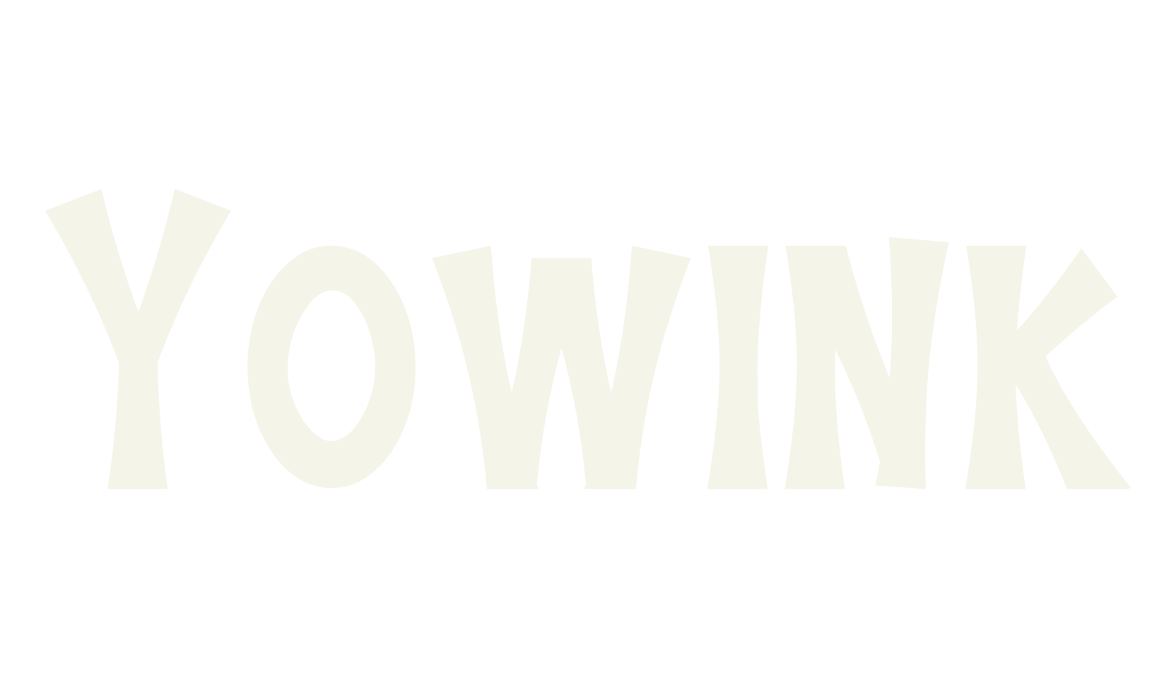 Yowink, 1990s font preview