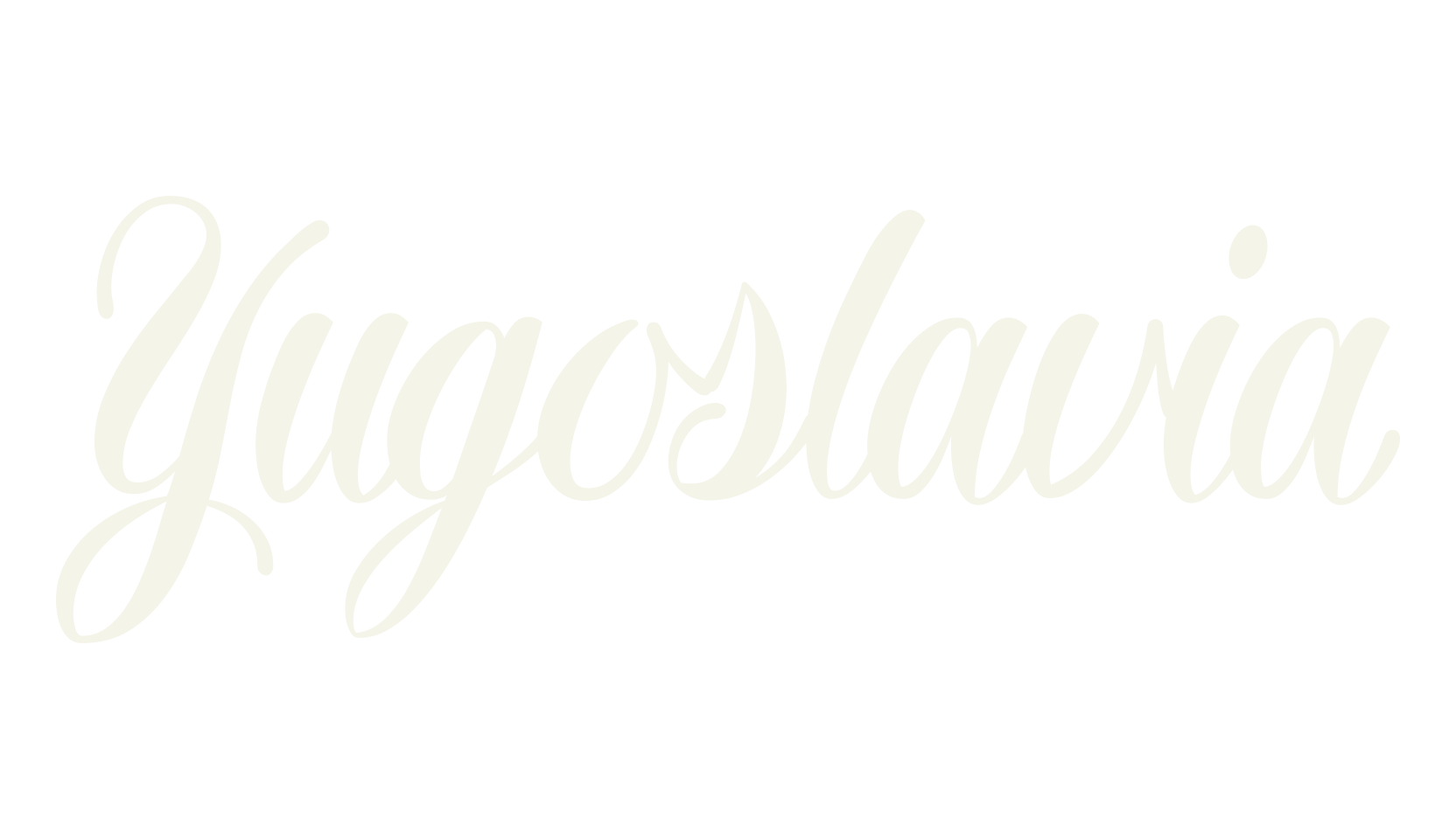 Yugoslavia, display font preview