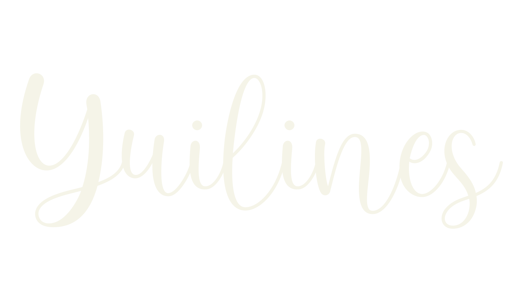 Yuilines, cursive font preview
