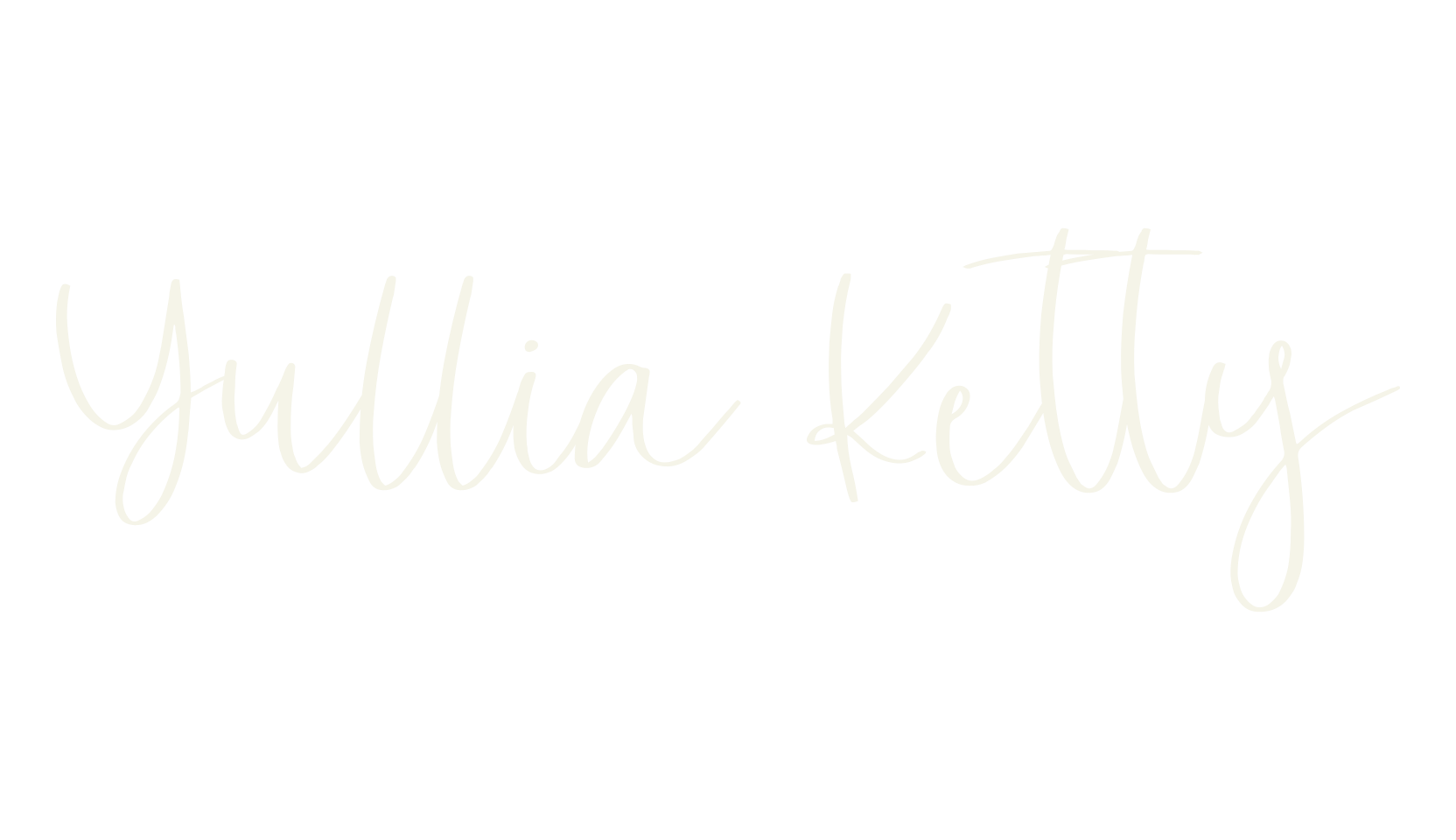 Yullia Ketty, lettering font preview