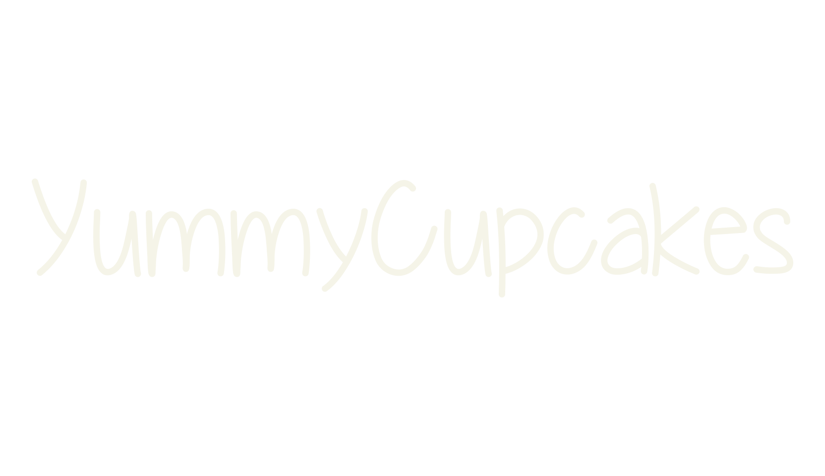 YummyCupcakes, handwritten font preview