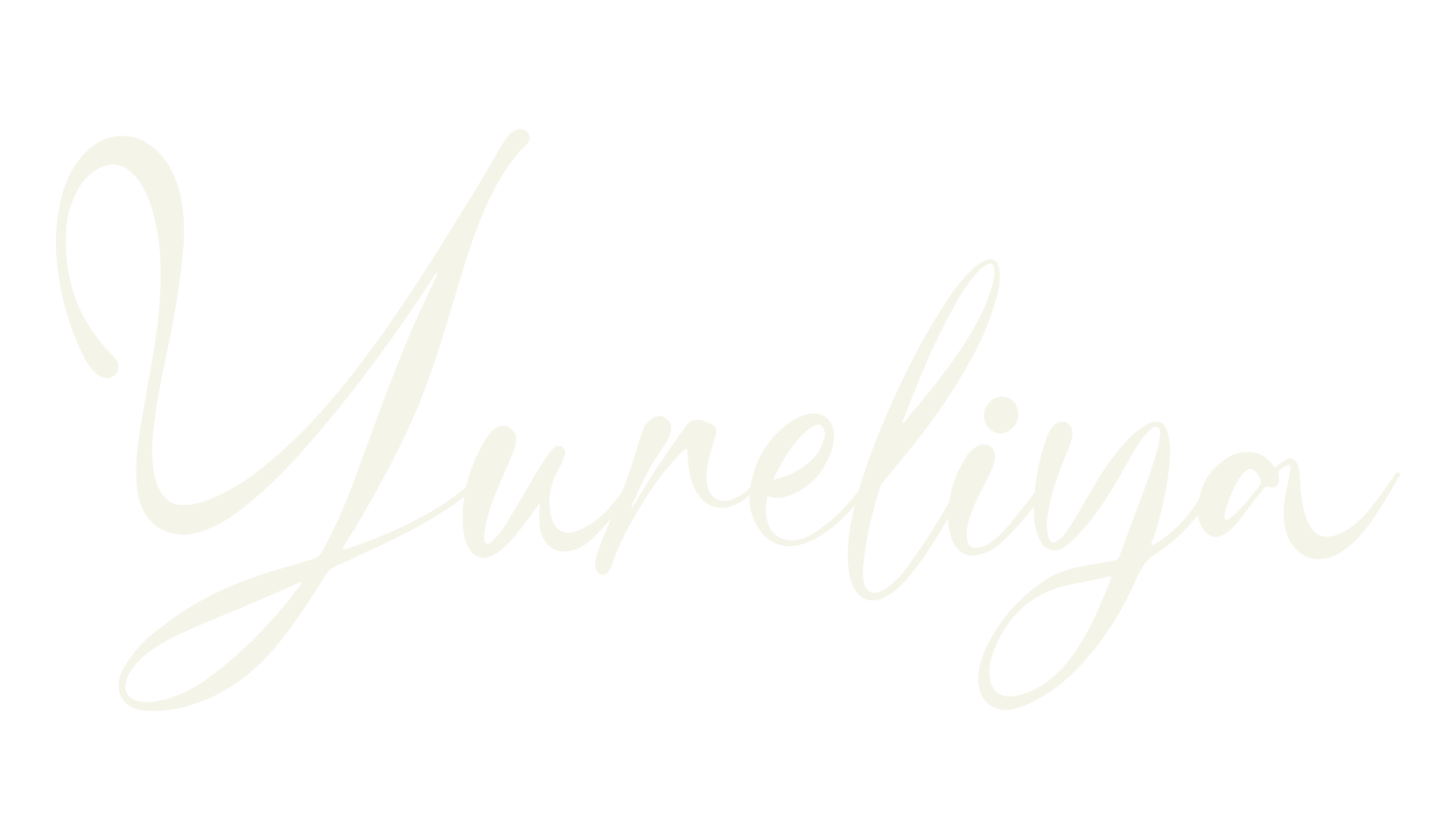 Yureliya, cursive font preview