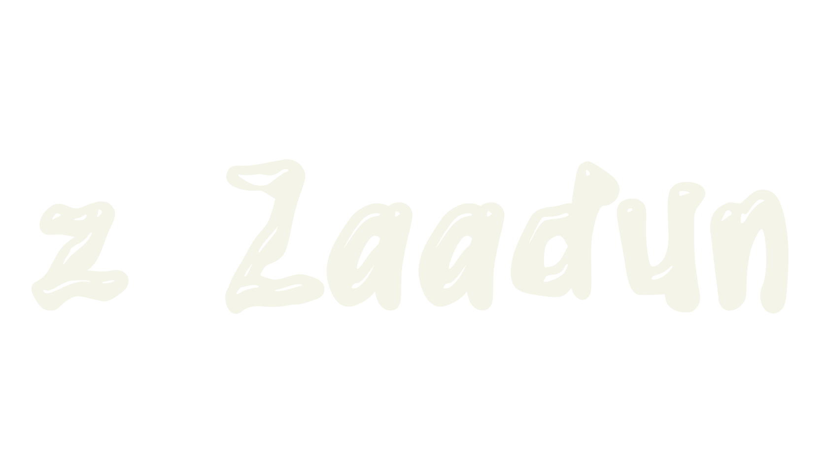 z Zaadun, fashion sign font preview