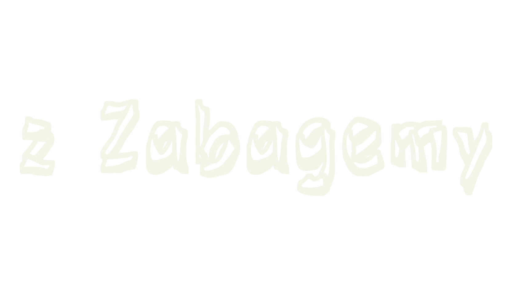 z Zabagemy, display market font preview