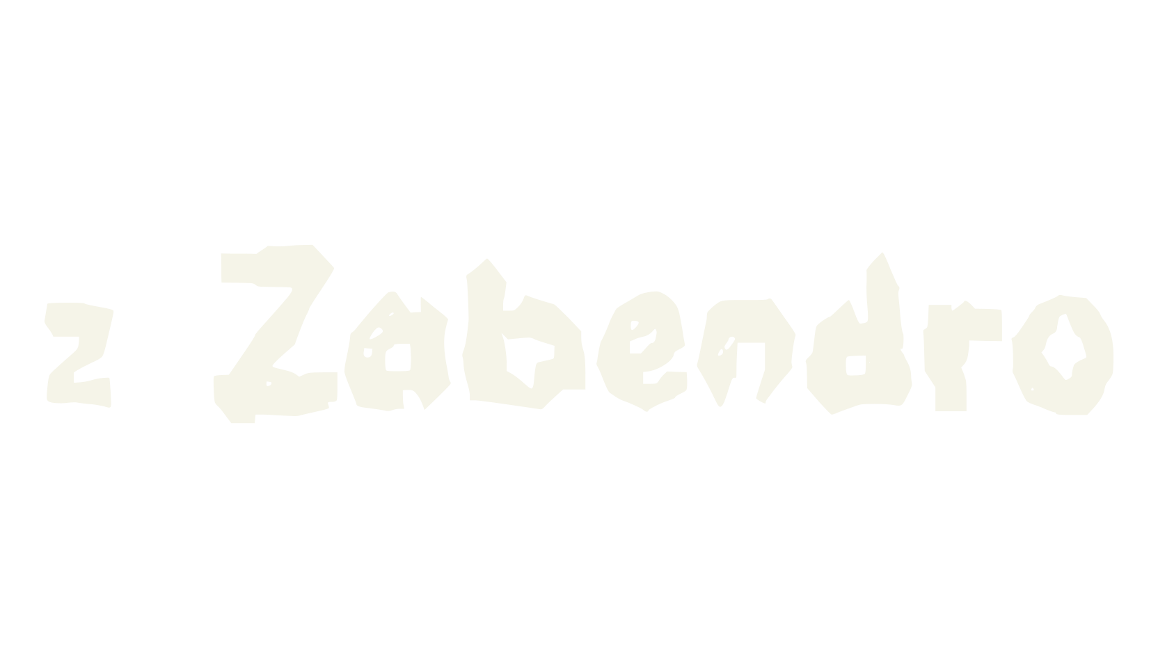 z Zabendro, display market font preview