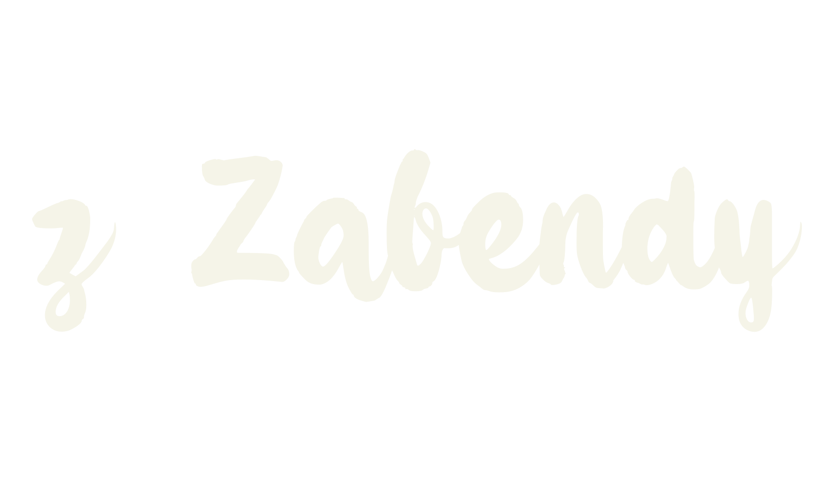 z Zabendy, fashion script font preview