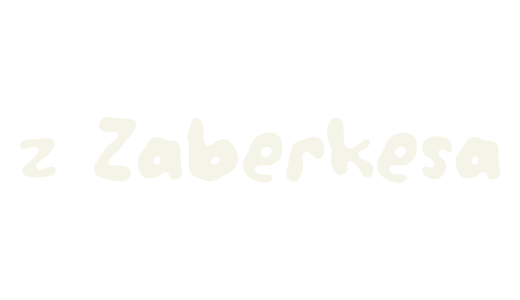 z Zaberkesa, fashion sign font preview