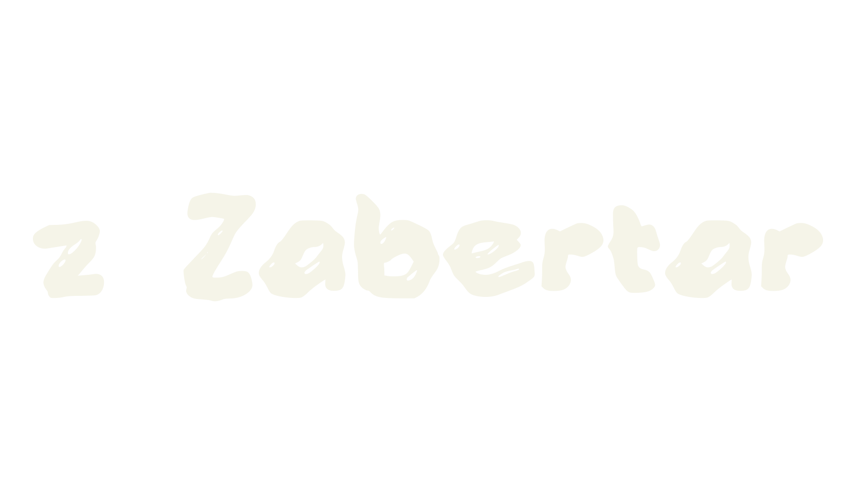 z Zabertar, display market font preview