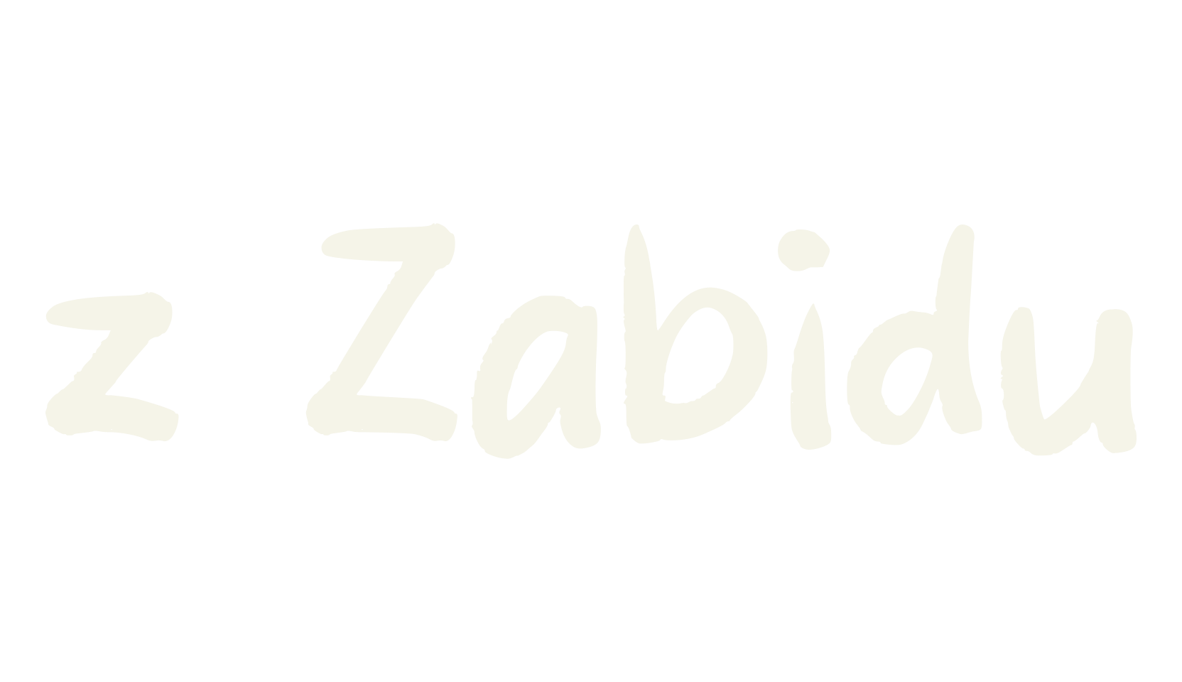 z Zabidu, handwritten font preview