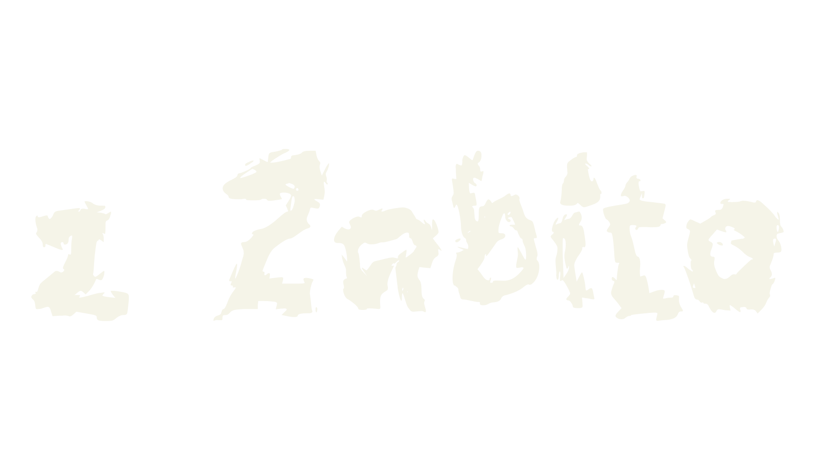 z Zabito, handwritten font preview