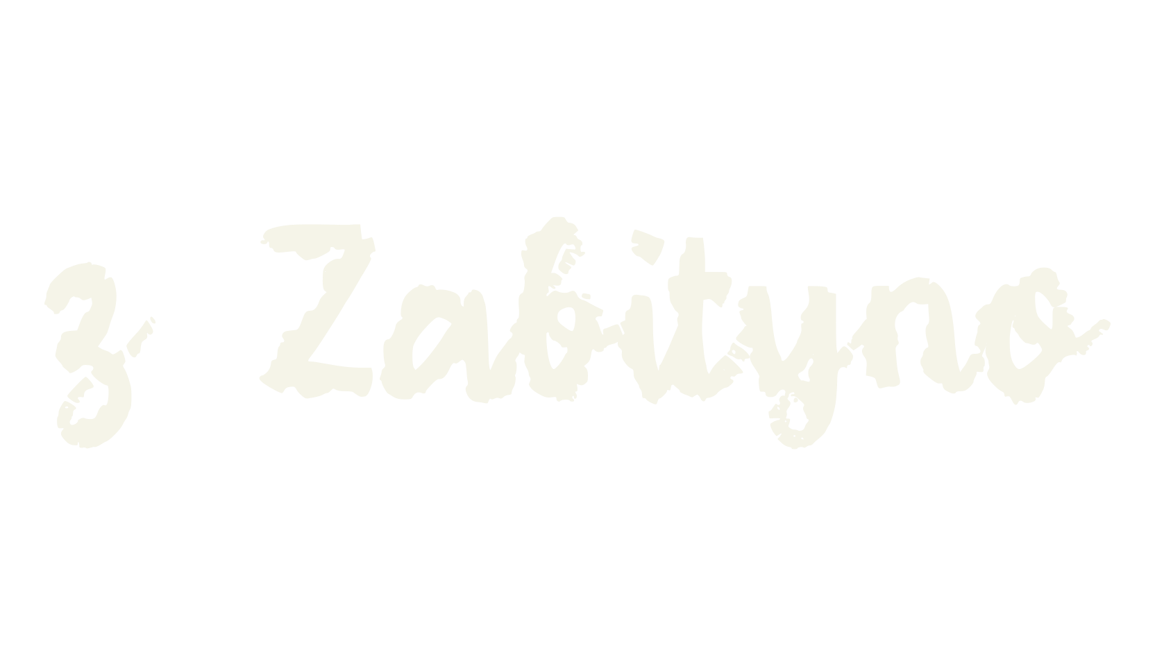 z Zabityno, fashion script font preview