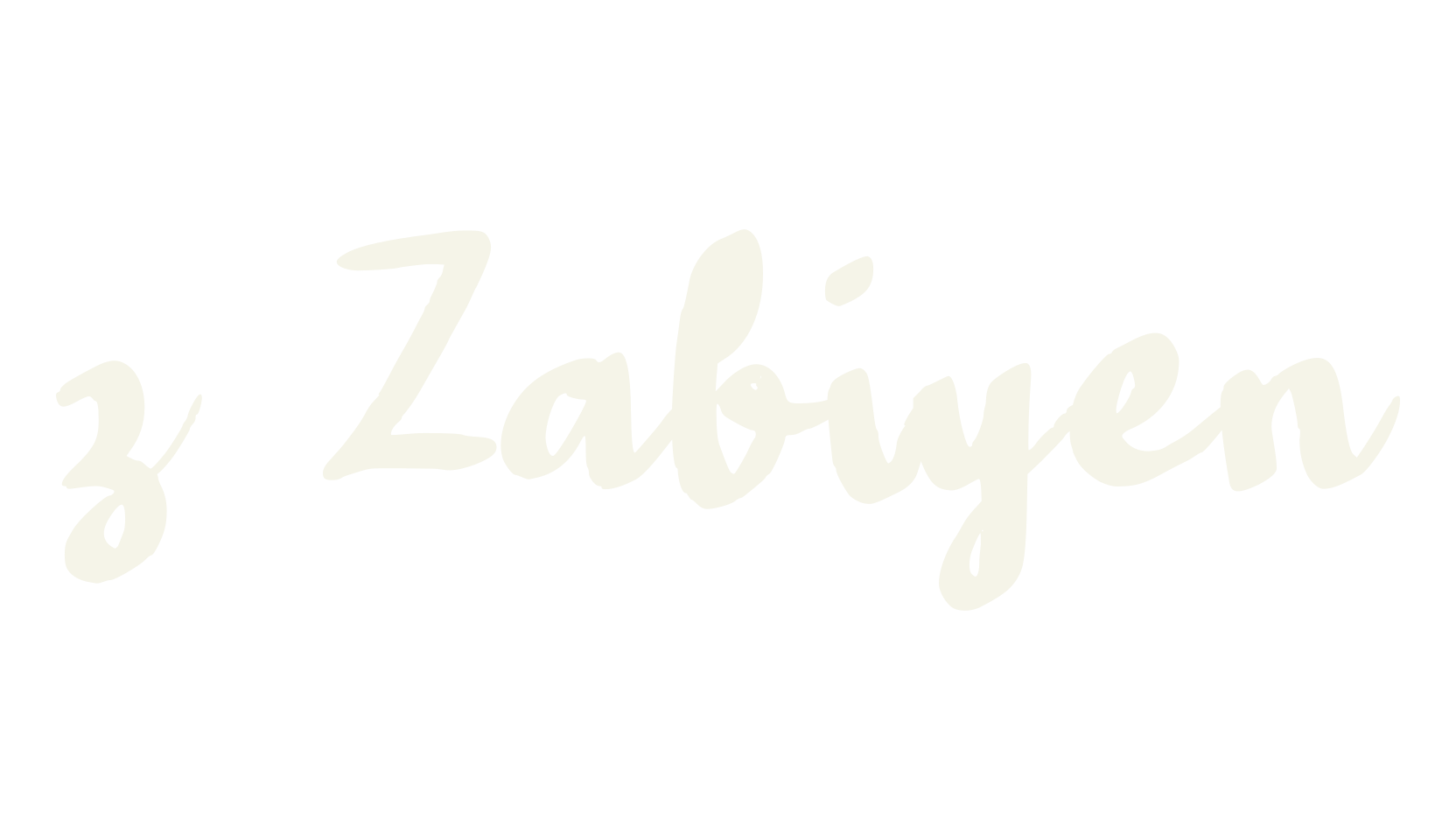 z Zabiyen, fashion script font preview
