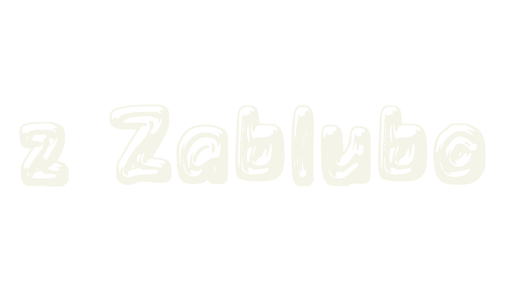 z Zablubo, display market font preview