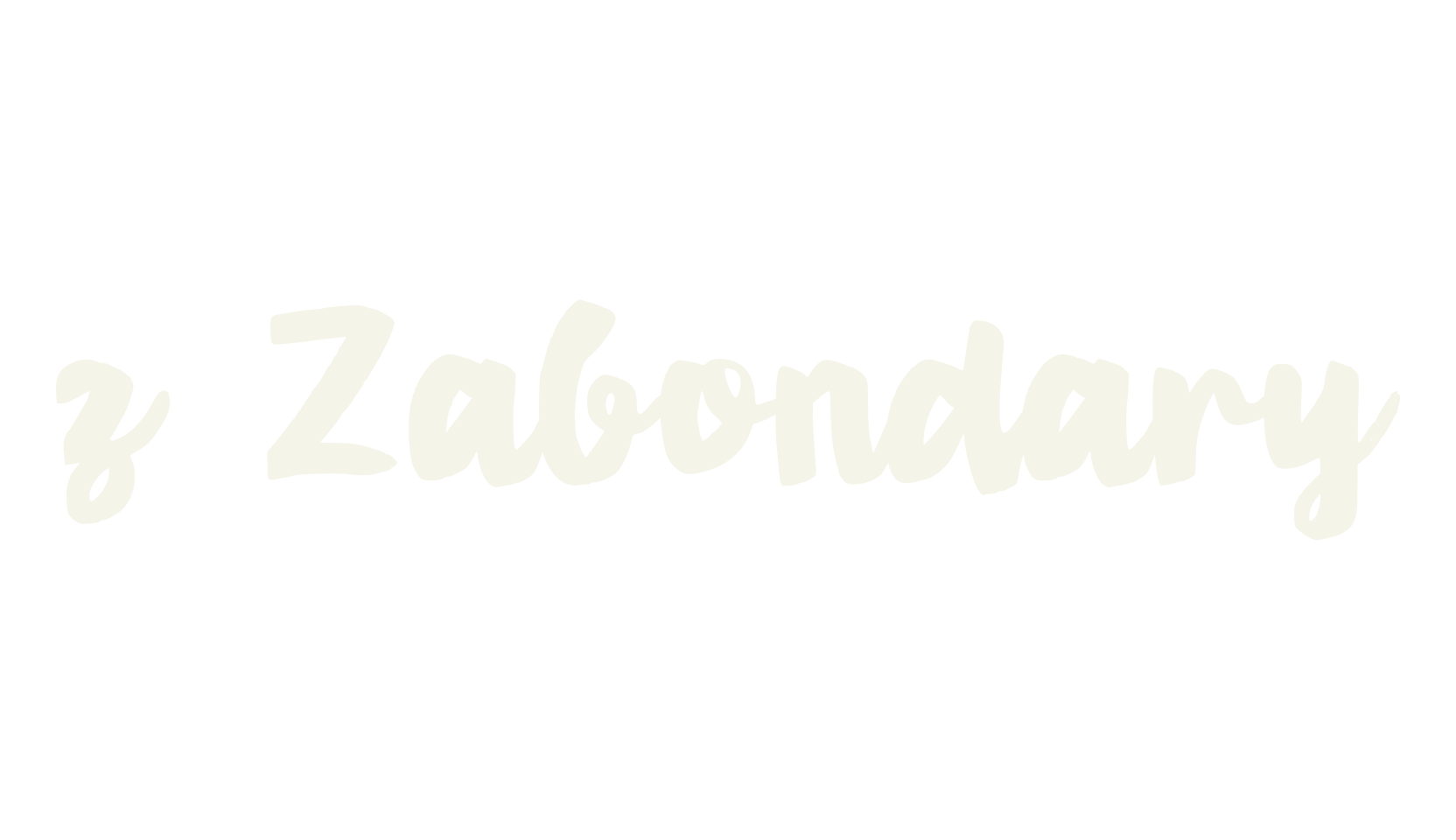 z Zabondary, fashion script font preview