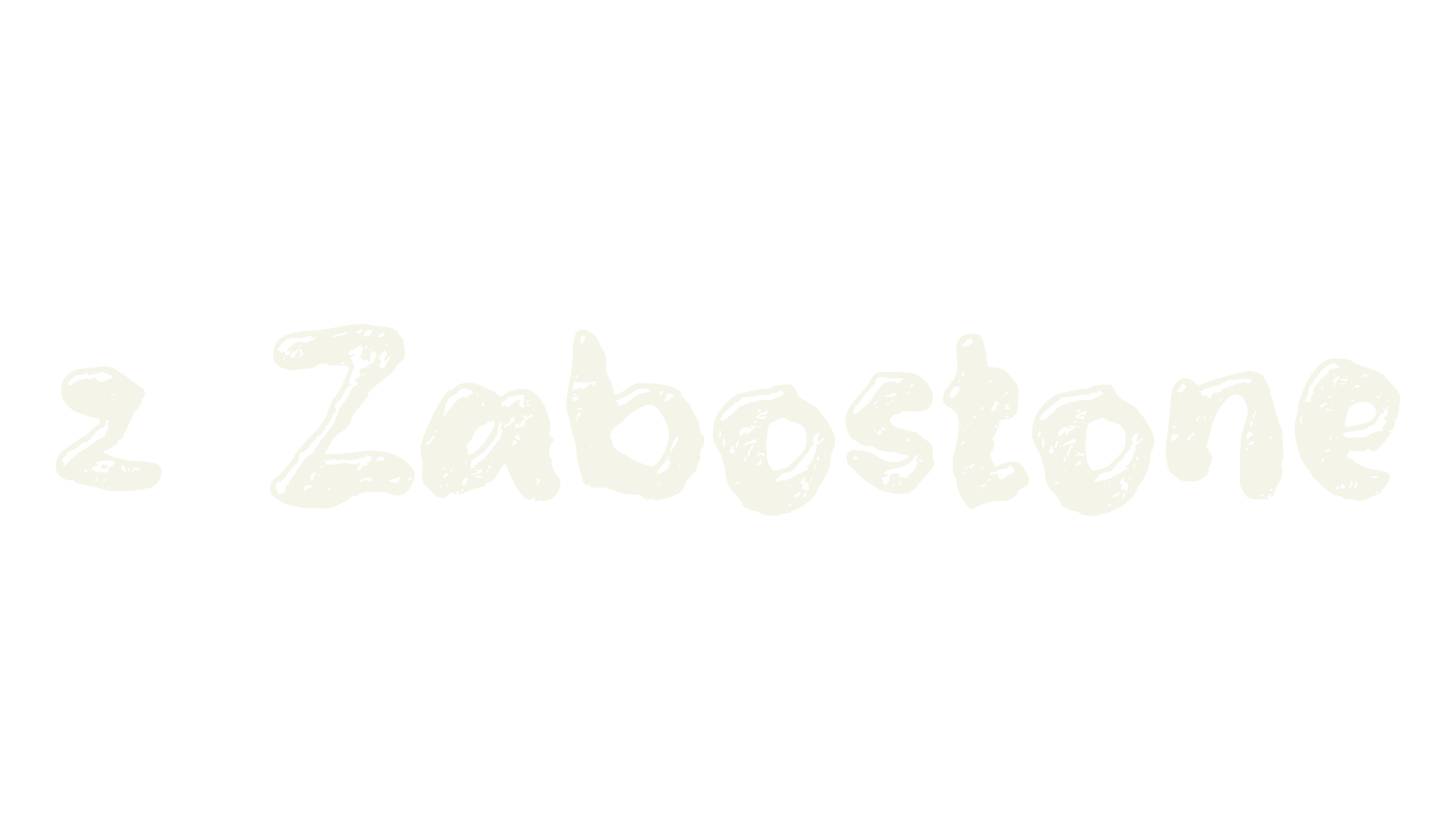z Zabostone, display market font preview