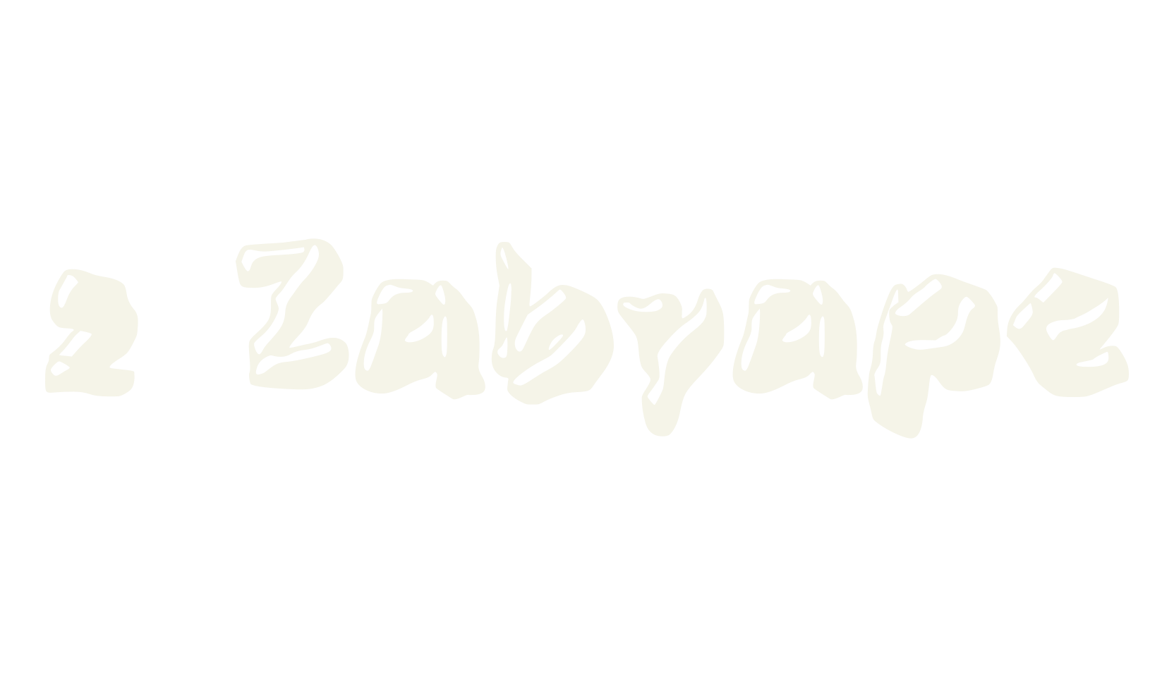 z Zabyape, display market font preview